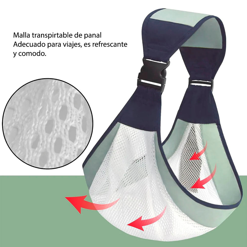 BebéNido — Canguru Ergonómico con Asiento de Cadera